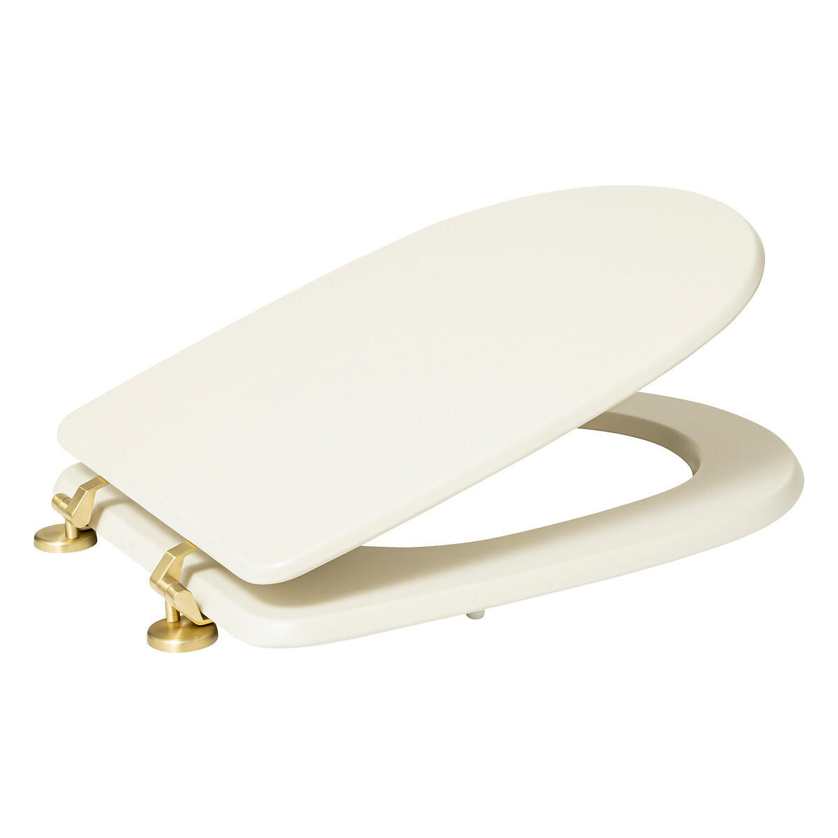 WC-SITZ Duo 49/36/4,5 cm - Beige, Kunststoff (36/4.5/49cm) - 5five Simply Smart