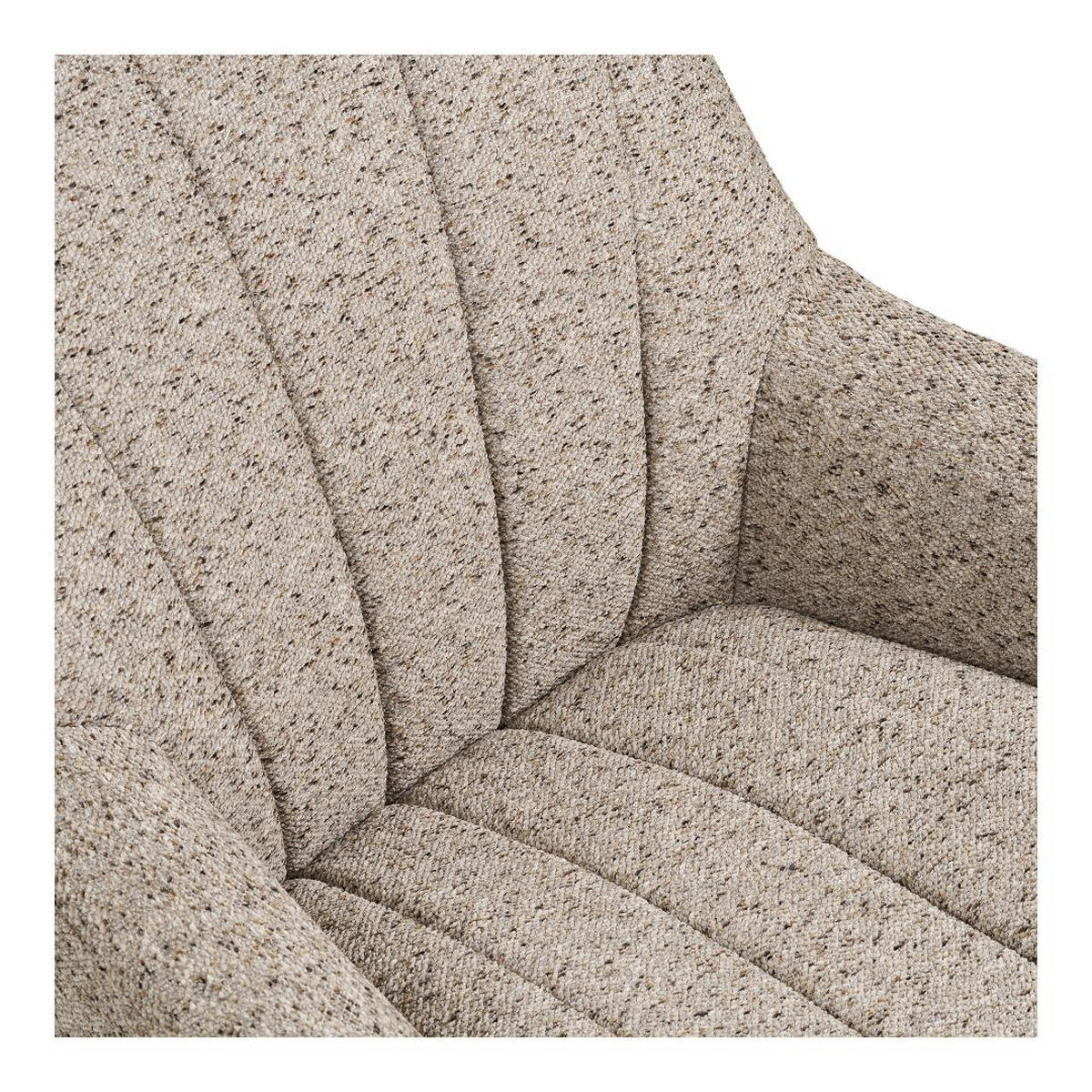 SESSEL, Dora, Grau, Stoff, 84 x 81 x 93 cm - Grau, Textil/Metall (84/93/81cm) - ebuy24