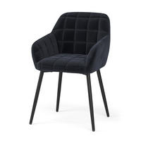 ŽIDLE JÍDELNY Relio Černá 53.5 x 55.5 cm - černá, textil (53.5/79/55.5cm) - Vicco