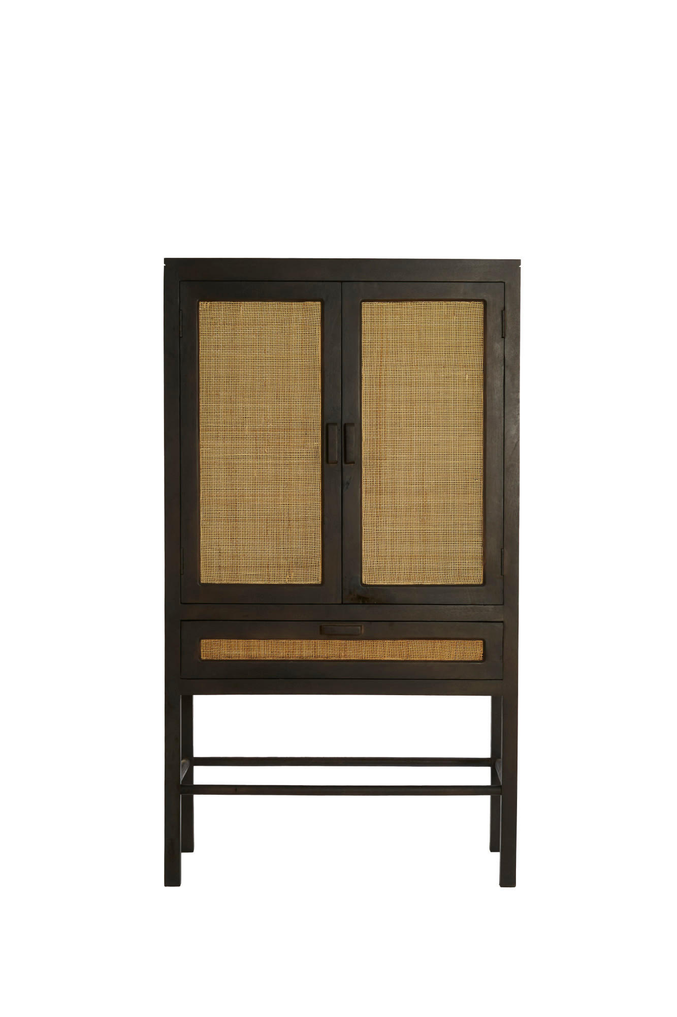 SCHRANK Nipos Braun 90/45/160 cm - Braun, Holz (45/160/90cm) - Light & Living