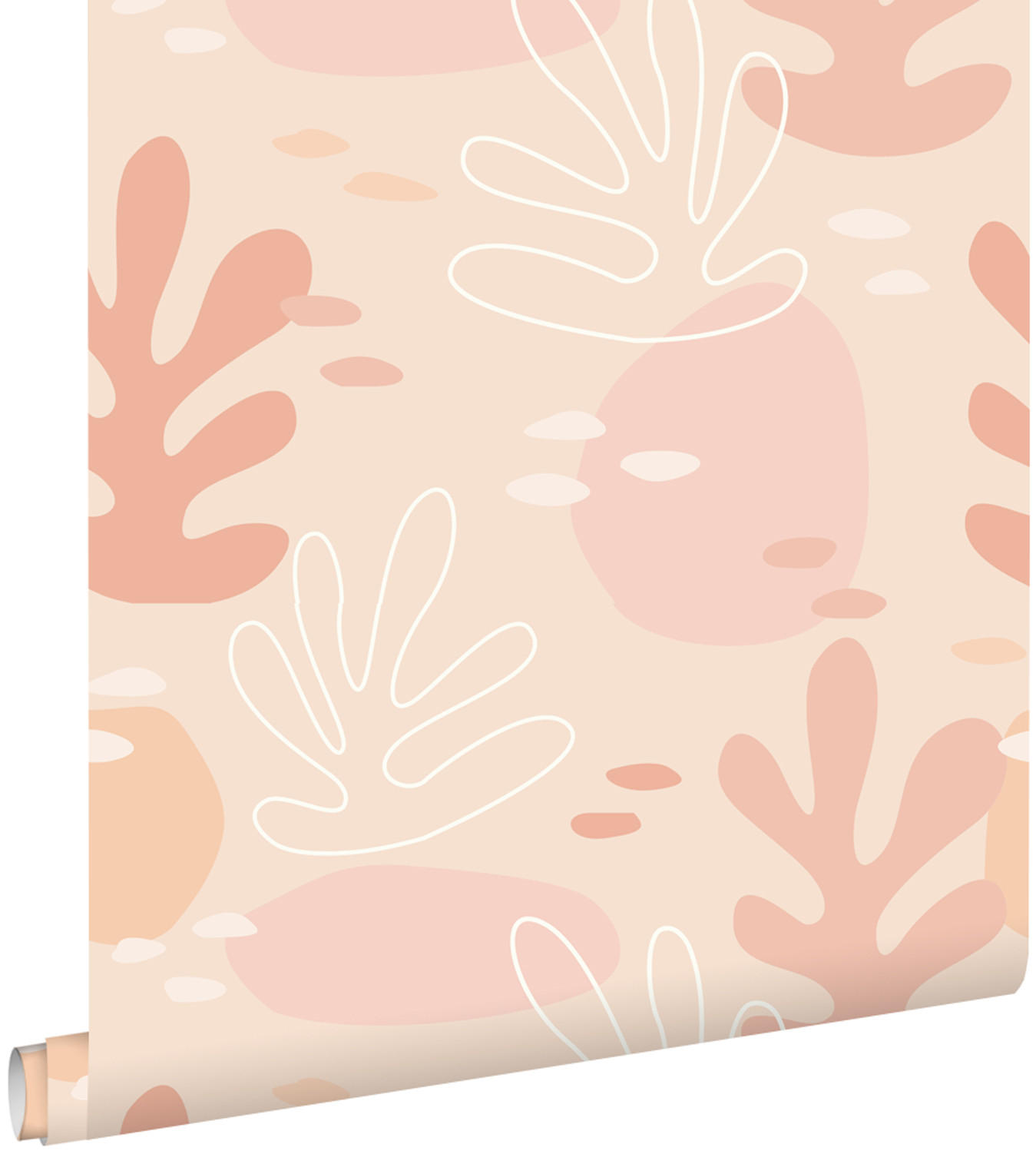 TAPETE Koralle 50 x 900 cm - Pink, Papier (50/0.1cm) - ESTAhome