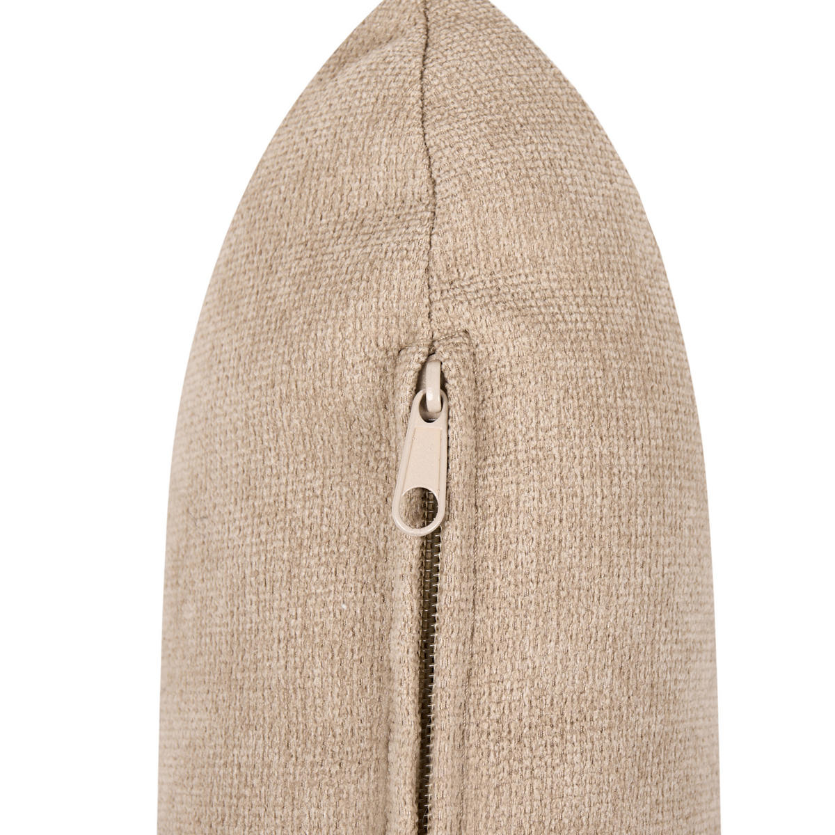 SESSEL Stoff Beige Agger - Beige/Braun, Textil (67/78/81cm) - Beliani