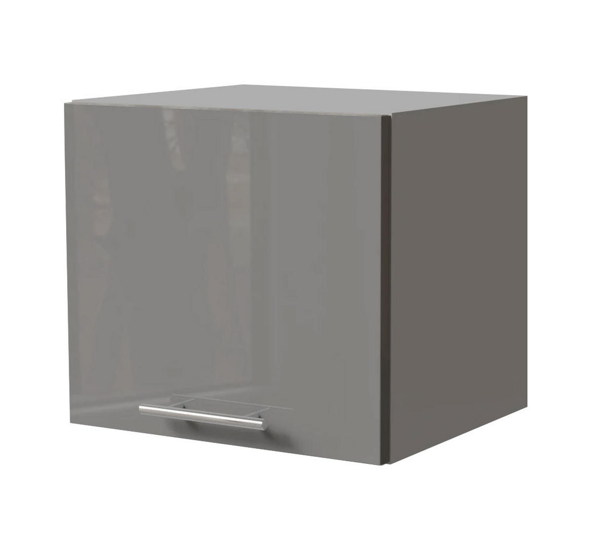 KLAPPHÄNGESCHRANK Essen W4B/40 Grau Hochglanz / Grau Matt 40 / 32,5 / 36cm - Grau, Holz/Holzwerkstoff (40/36/32.5cm) - Feldmann-Wohnen