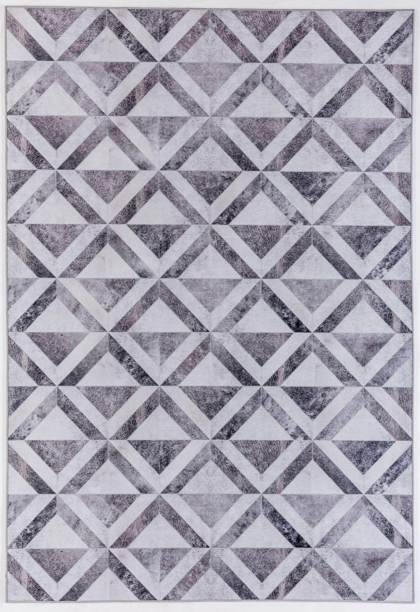 Gino Falcone Kurzflorteppich Grau 160x230 cm
