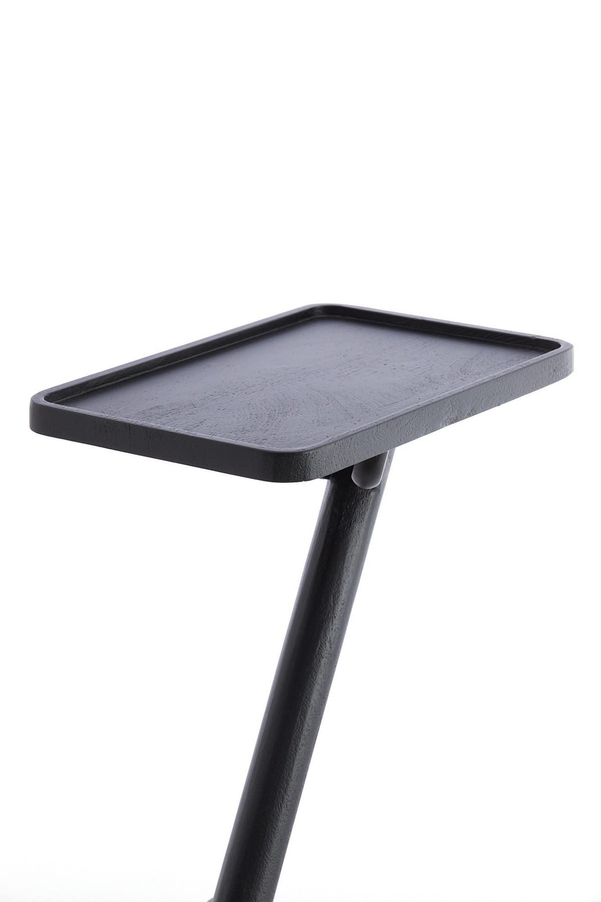 BEISTELLTISCH Qiano Schwarz 45/42/63 cm - Schwarz, Holz (45/42/63cm) - Light & Living