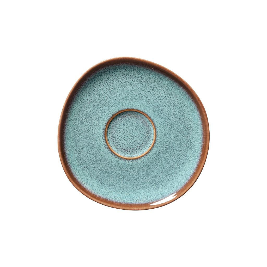 KAFFEEUNTERTASSE Lave Glacé ø 15,2 cm - Türkis, Keramik (15.2cm) - like.Villeroy & Boch