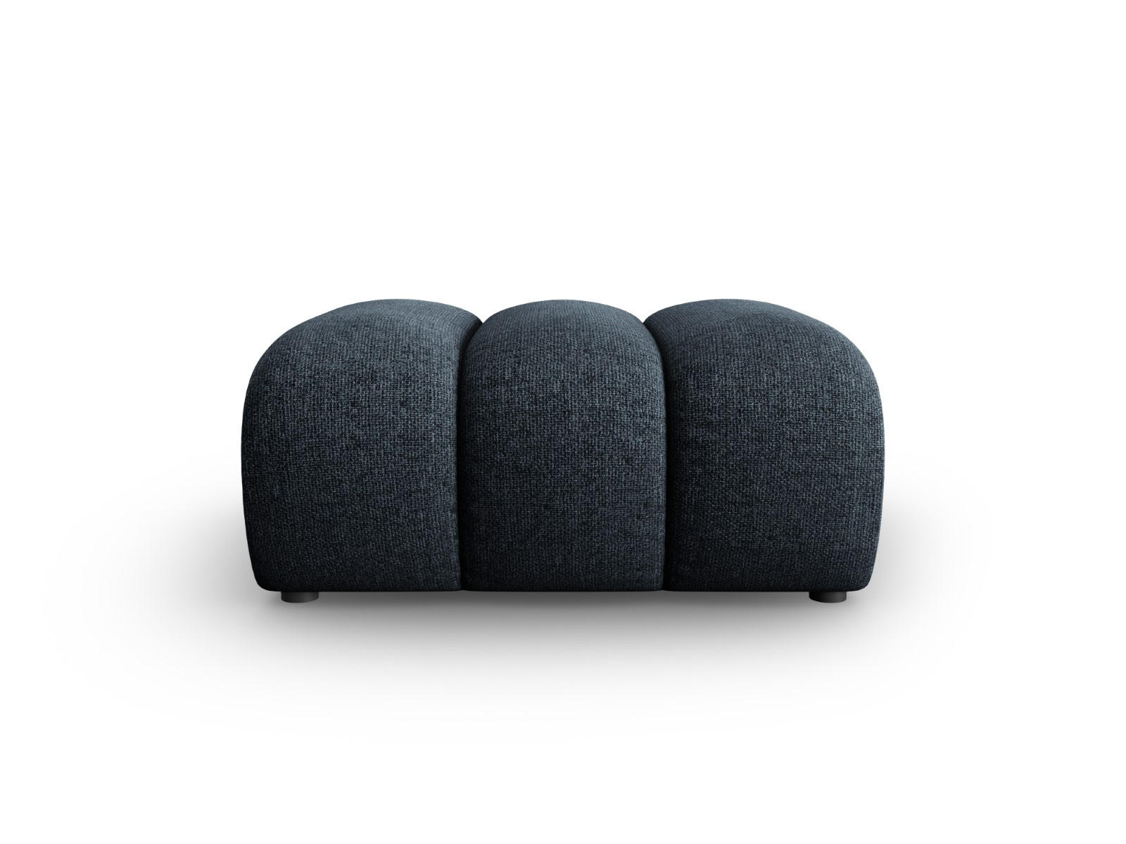 POUF Lupine aus Chenille-Stoff königsblau - Dunkelblau, Textil (95/43/92cm) - Micadoni