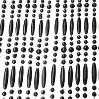 PERLENVORHANGVORHÄNGE Robin - 90x220 cm - Schwarz - Schwarz, Kunststoff (90/220cm) - IVOL