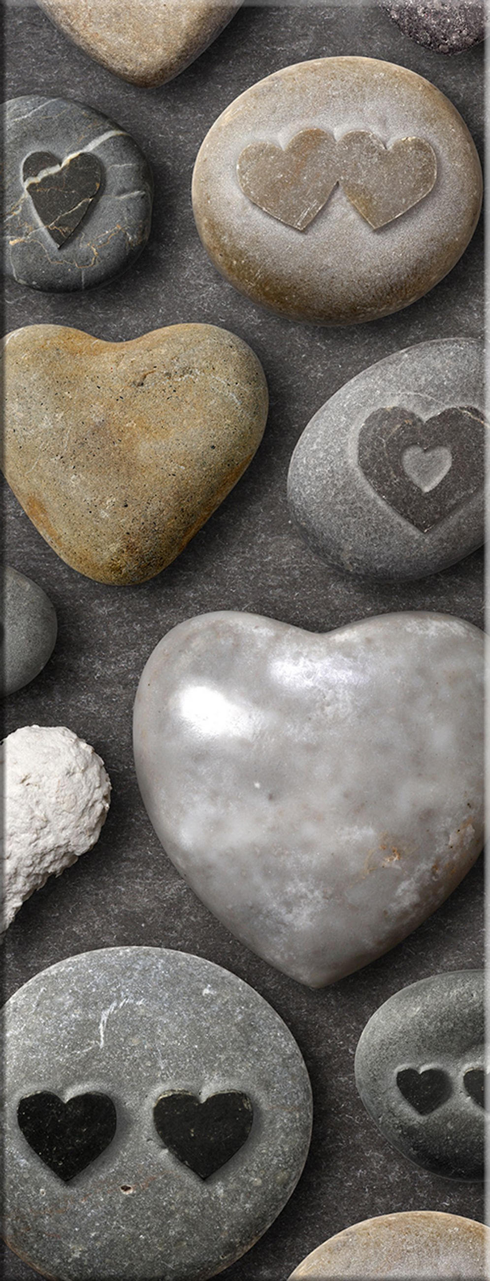 GLASBILD 30x80 cm Stillleben grau - Beige, Glas (30/80cm) - artissimo