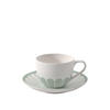 KAFFEETASSE MIT UNTERTASSE Fleur Couleur Vert 160 ml - Grün, Keramik (0.16L) - Villeroy & Boch