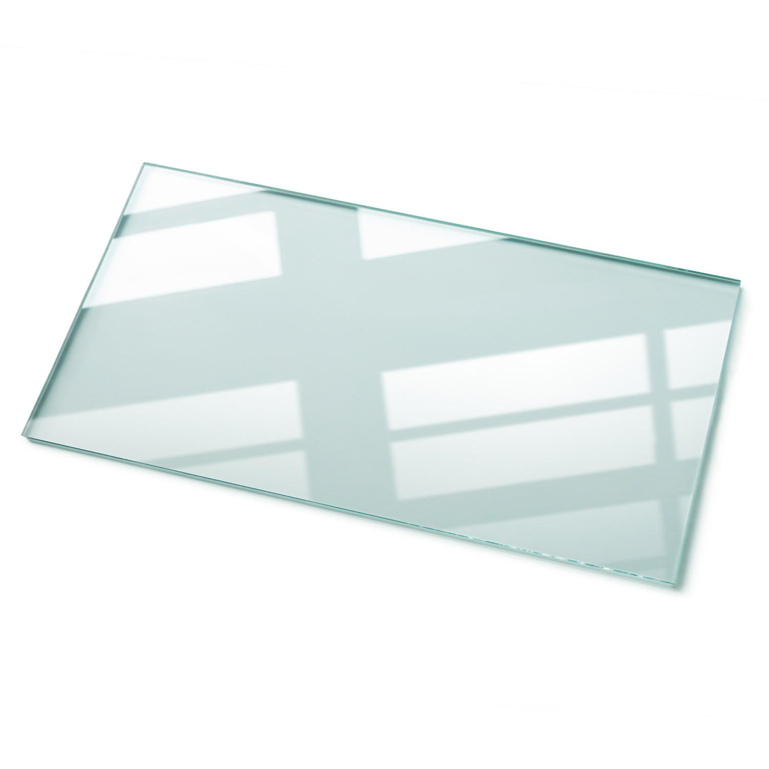 TISCHPLATTE 140 x 70 cm Transparente Glasplatte - Transparent, Glas (140/0.4/70cm) - TULUP