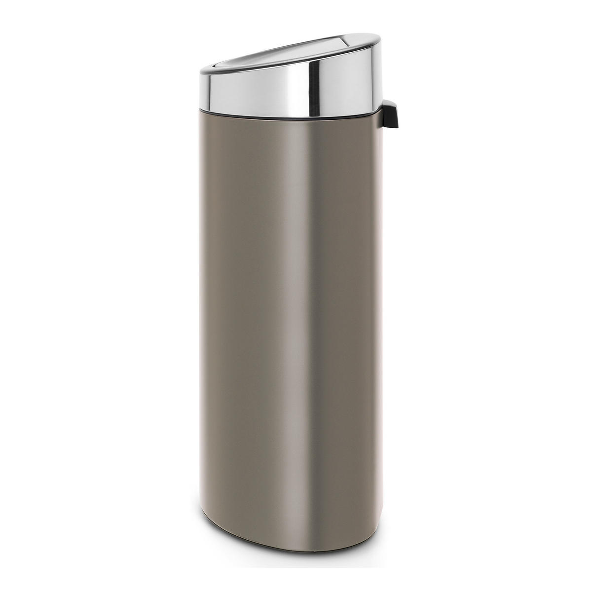 ABFALLEIMER Touch Bin, Deckel in Matt Steel, 40 L - Silberfarben, Metall (48.3/76.5/32.8cm) - Brabantia