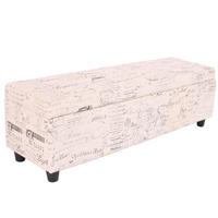 AUFBEWAHRUNGS-TRUHE Cremeweiß - Weiß, Textil (114/45/45cm) - MCW