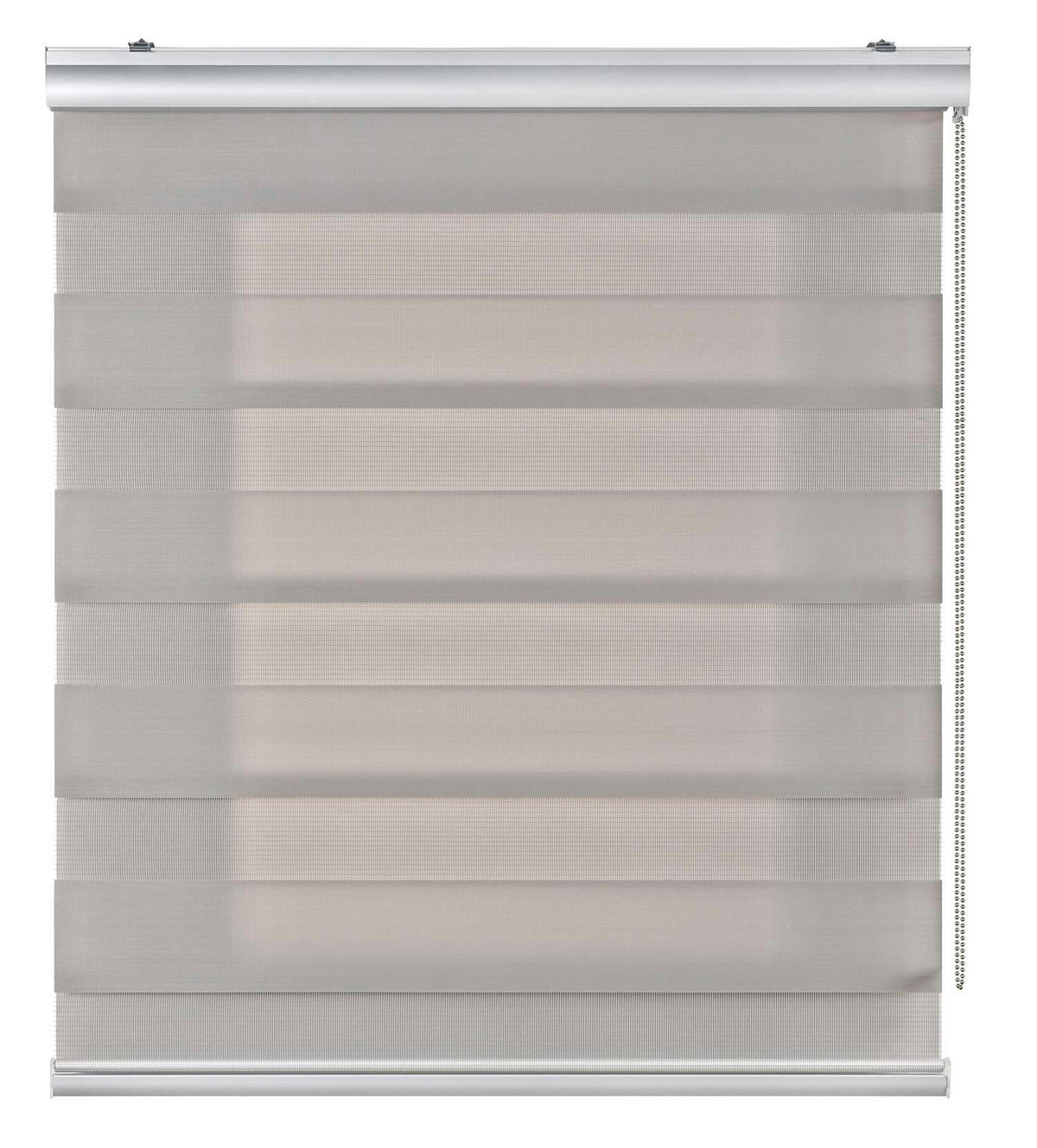 DOPPELROLLO Steingrau 180x250 cm - Graubraun, Kunststoff (180/250cm) - STORESDECO