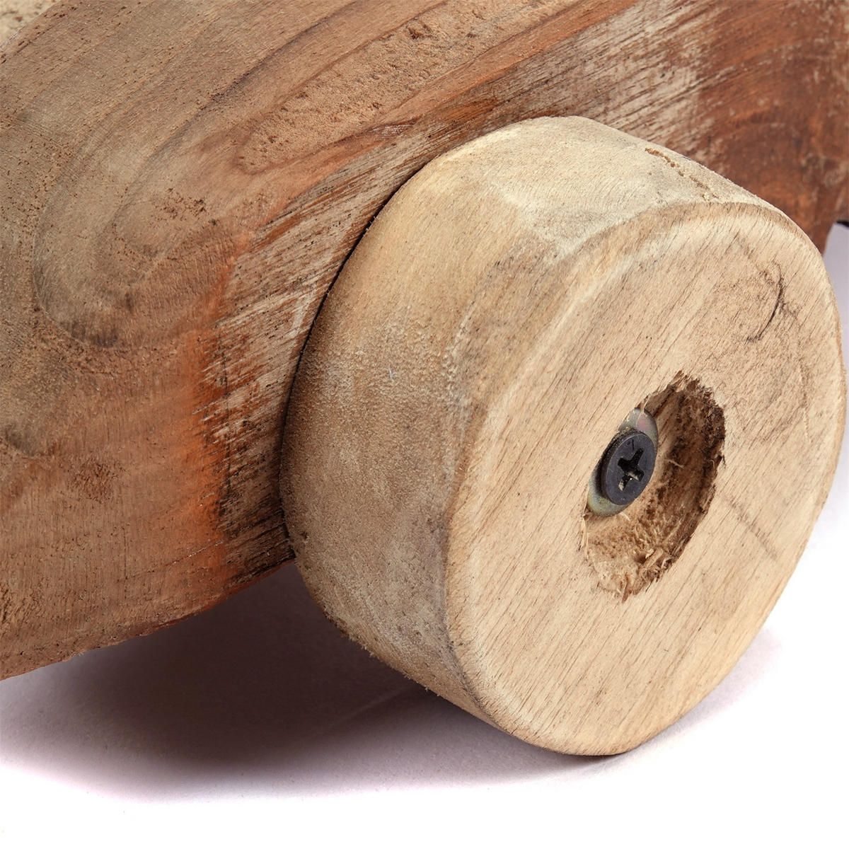 DEKO FIGUR Speedy Mahagoni Massivholz naturfarben - Naturfarben, Holz (10/10/30cm) - CREEDWOOD