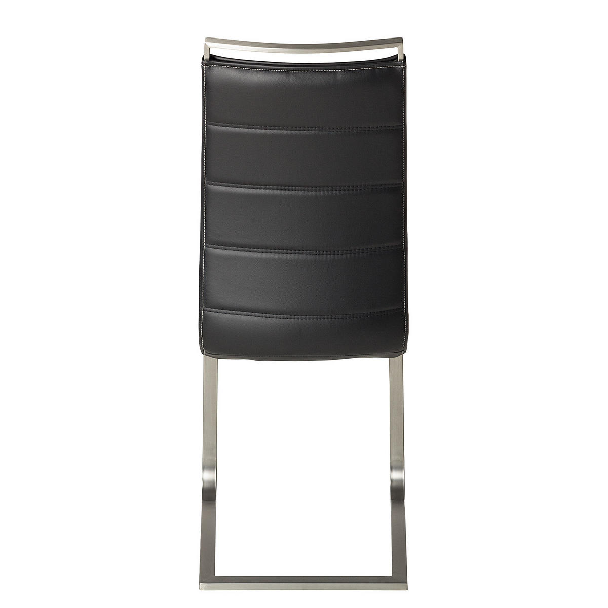 FREISCHWINGER-SET - Kunstleder - Schwarz, Kunststoff/Metall (42/102/56cm) - home24