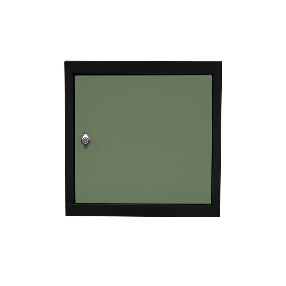 SCHLIESSFACHWÜRFEL Blocky mit Drehriegelschloss für Vorhängeschloss 40x40x40cm Anthrazit/Resedagrün - Anthrazit/Grün, Metall (40/40/40cm) - PROREGAL