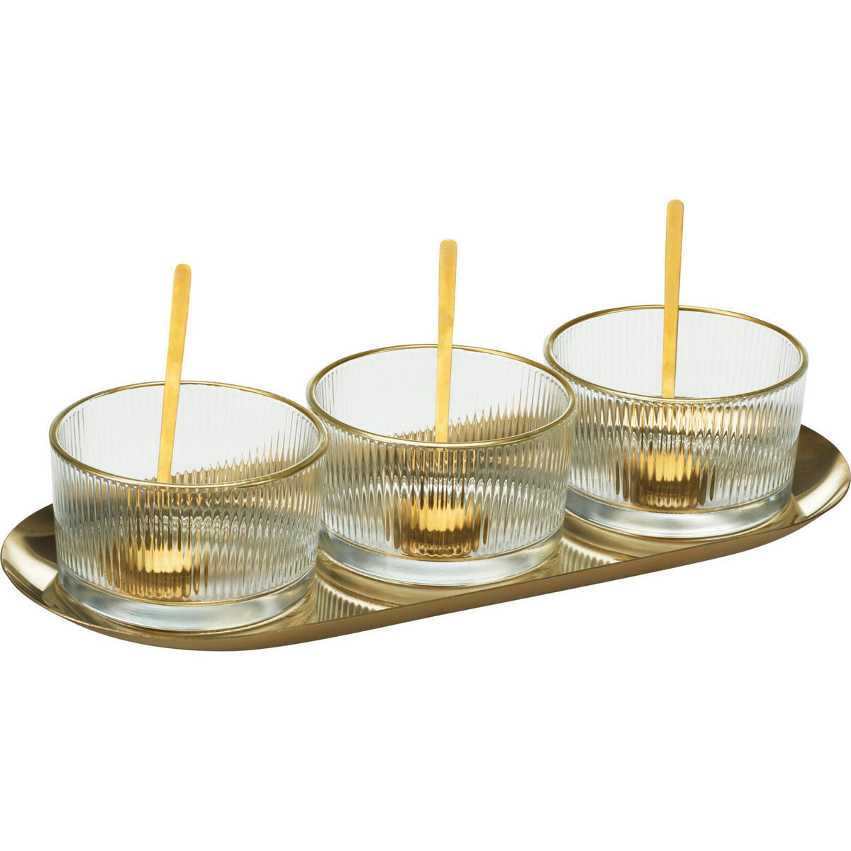 DIPSCHALEN Ø 9 CM - Braun, Glas (30cm) - Excellent Houseware