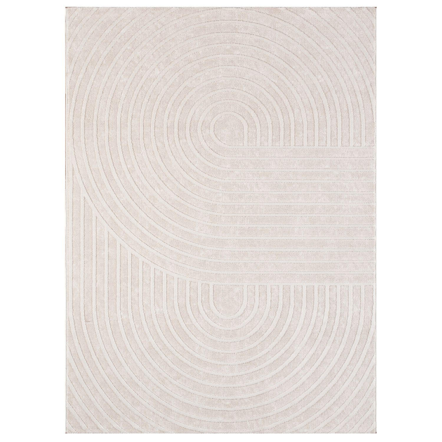 FLACHWEBETEPPICH Boho Creme 230 x 320 cm - Creme, Kunststoff (230/320cm) - TT Home