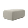 POUF Samt Stoff Creme - Perlmutt/Creme, Kunststoff/Textil (102/40/62cm) - Makamii