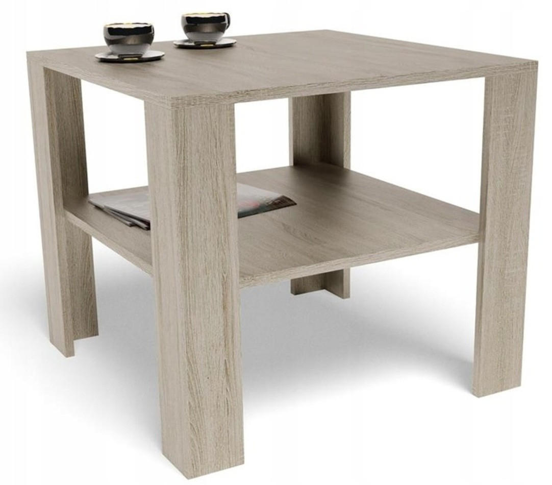 COUCHTISCH HOCH EX3 Sonoma Eiche 68/68/60 cm - Sonoma Eiche, Holzwerkstoff (68/68/60cm) - Matkam Möbel