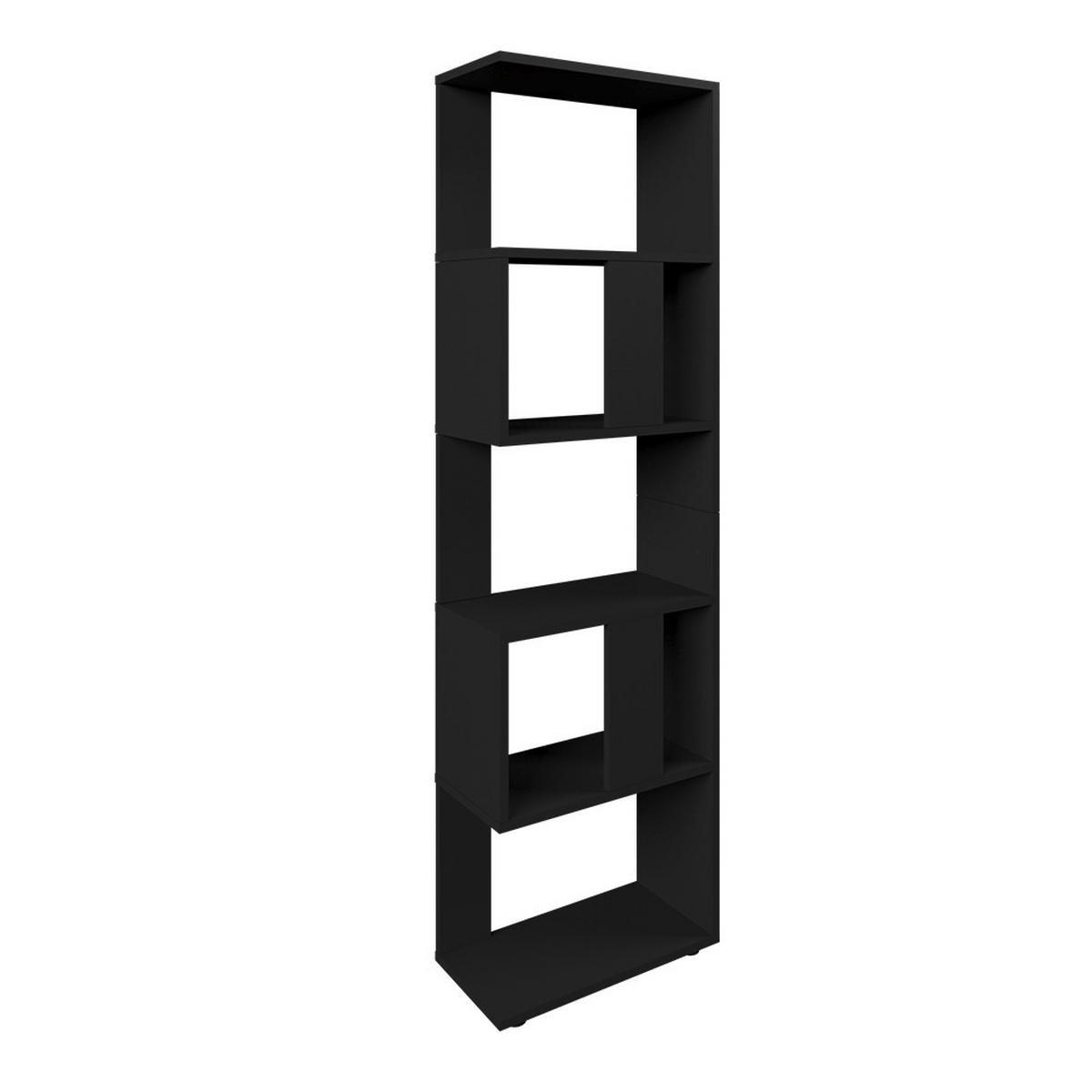 RAUMTEILER Schwarz 45 x 162.6 cm - Schwarz, Holzwerkstoff (45/162.6/23.6cm) - Vicco