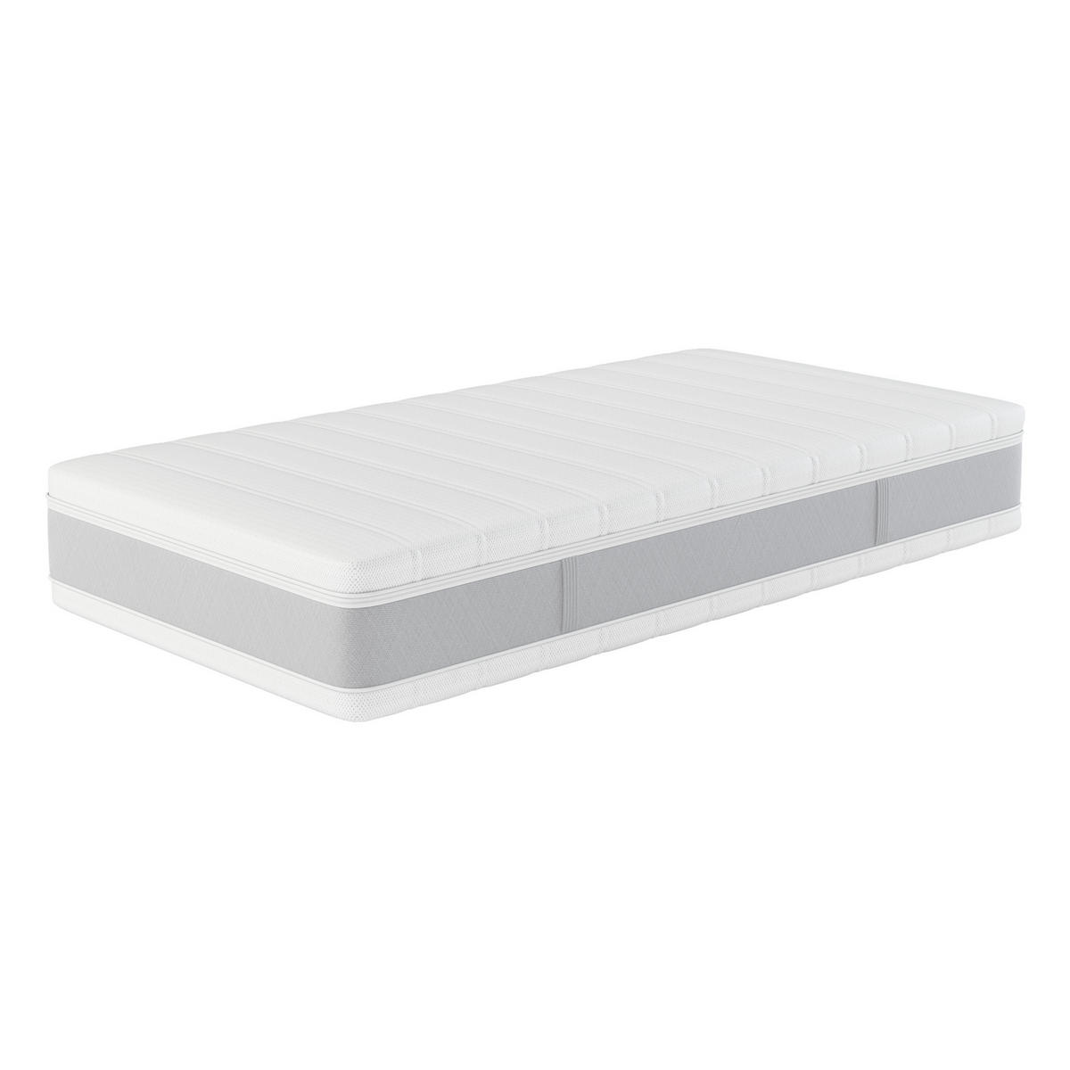KALTSCHAUM-MATRATZE "Sleep Balance Pro", H2/H3, 80 x 200 cm, Höhe: ca. 24 cm - Weiß, Textil (80/200cm) - Hn8 Schlafsysteme