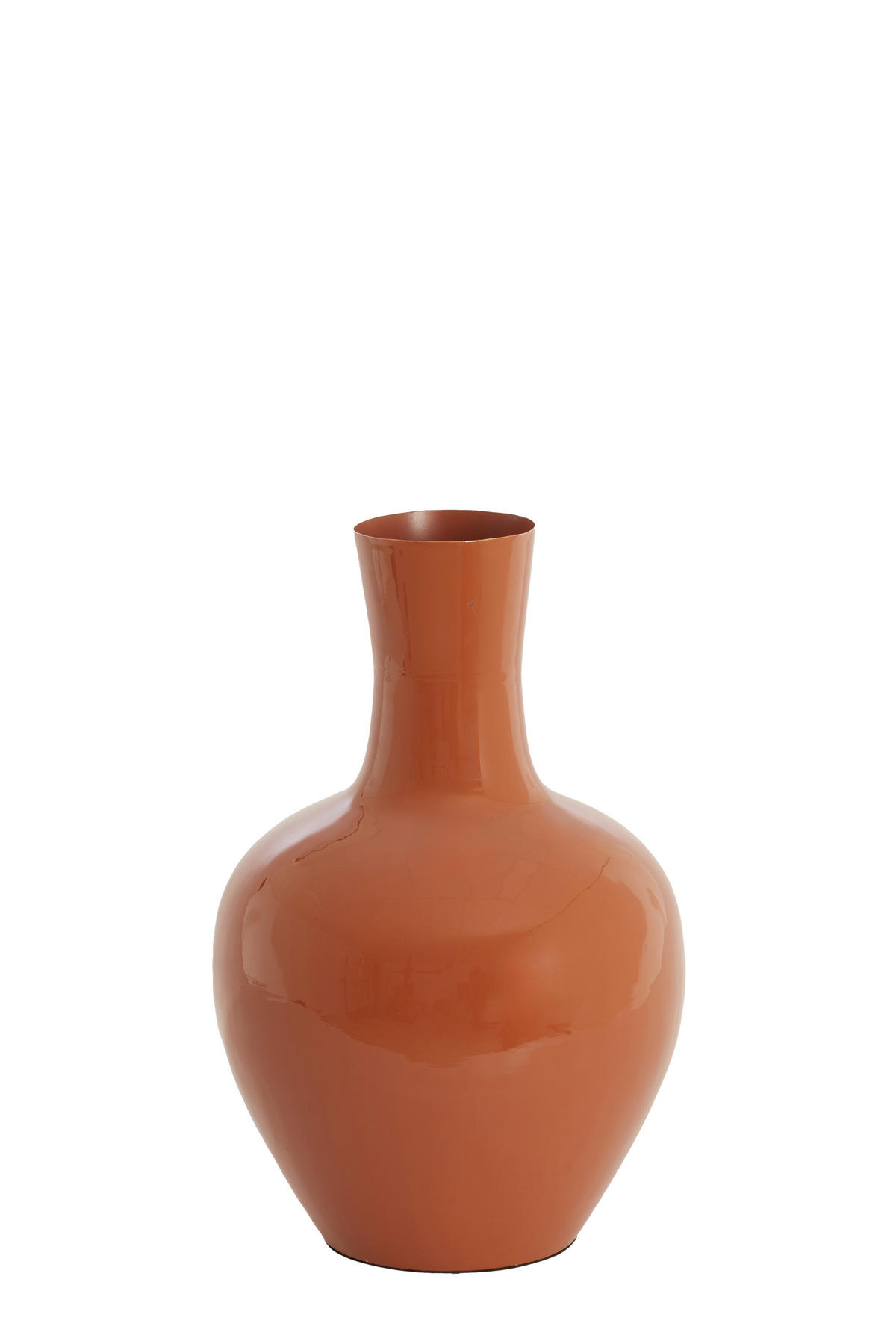 VAZE Nana Orange 33/33/50 cm - Orange, Metall (50cm) - Light & Living