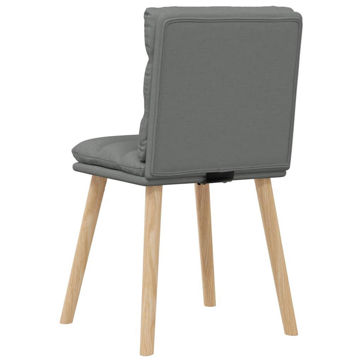 ESSZIMMERSTÜHLE 2 Stk. Dunkelgrau Stoff 45*54*86cm - Dunkelgrau, Metall (45/86/54cm) - ZMH