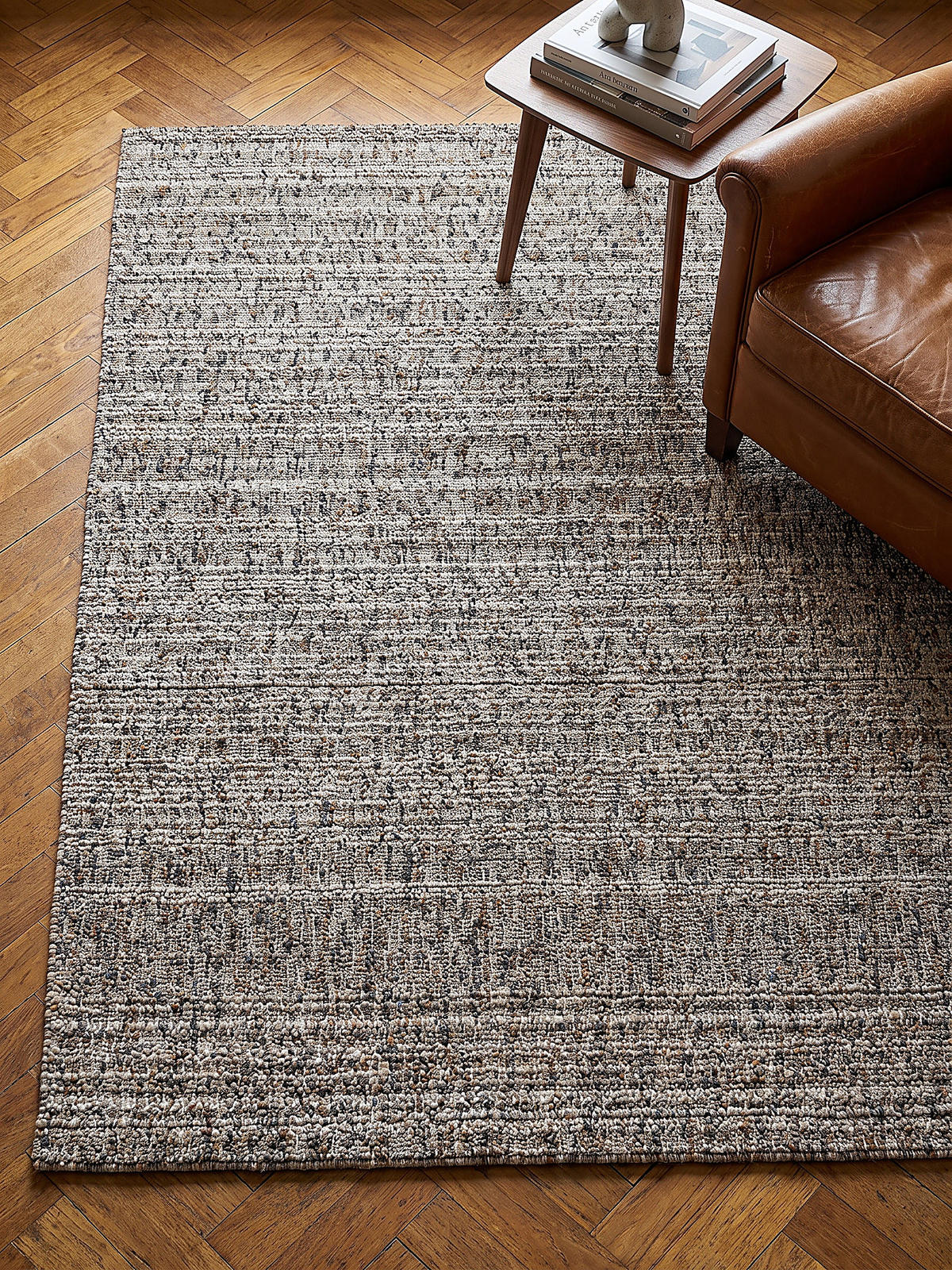 TEPPICH Kurzflor BOLLIN, in Greige, Bouclé-Optik, 160 x 230 cm - Beige, Textil (160/230cm) - KADIMA DESIGN