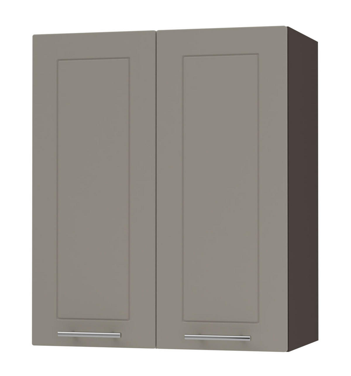 KÜCHENHÄNGESCHRANK Kvantum W3/60 Beige Matt / Lava Matt 60 / 32,5 / 72cm - Dunkelgrau/Beige, Holz/Holzwerkstoff (60/72/32.5cm) - Feldmann-Wohnen