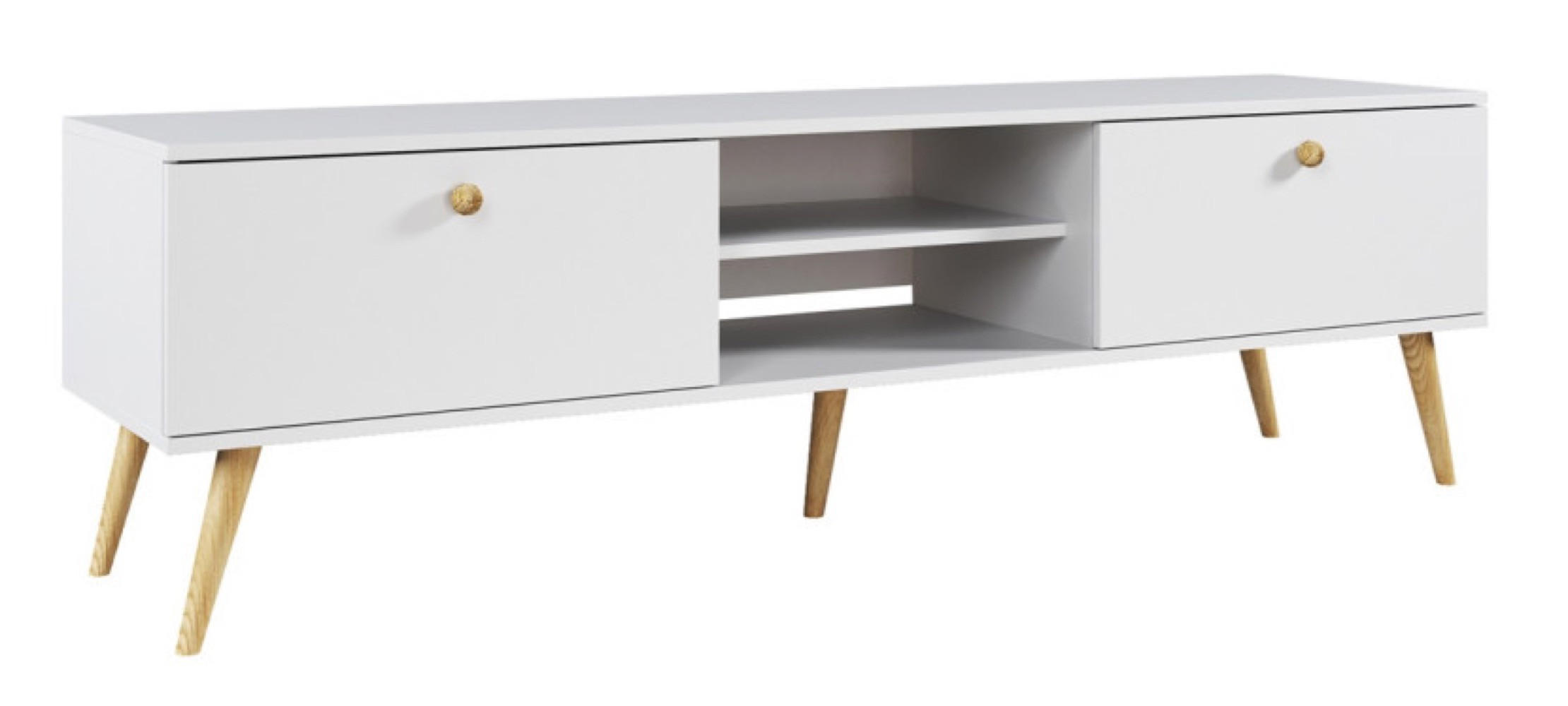 TV-SCHRANK Weiß Boho Matt - Weiß, Holzwerkstoff (170/50/42cm) - Sepro Meble