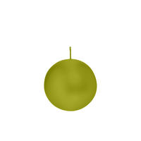 KUGELKERZEN Grün Ø 80 mm, 6 Stück - Grün, Paraffin (8/8/8cm) - Wiedemann Kerzen