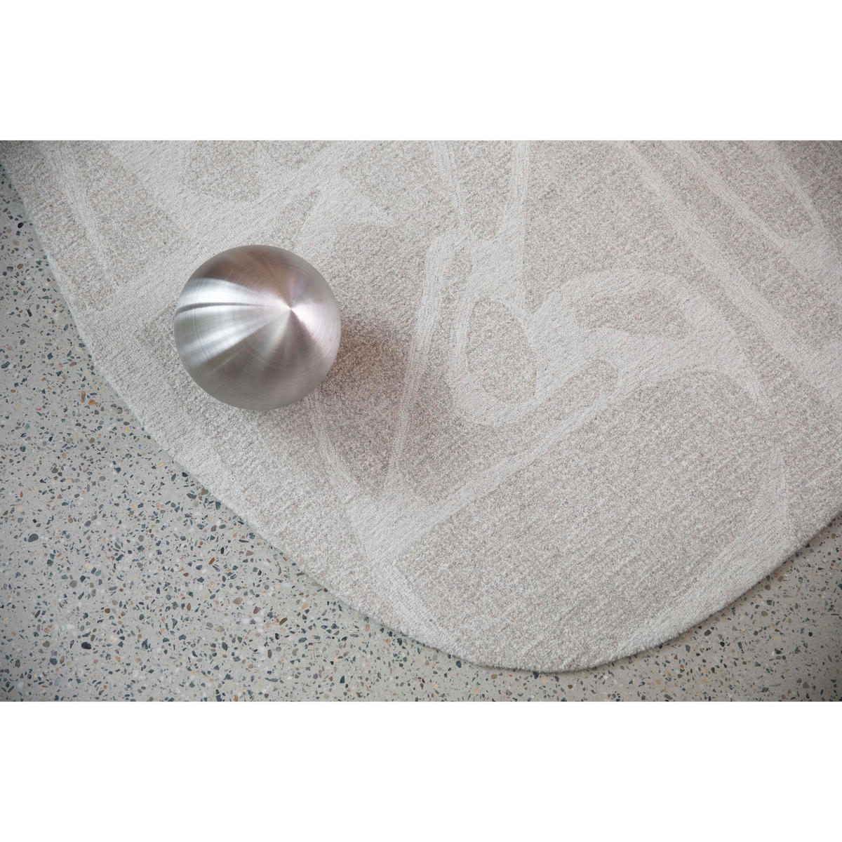 TEPPICH Forms 160x230 cm Beige - Weiß, Textil (230/160cm) - Zuiver