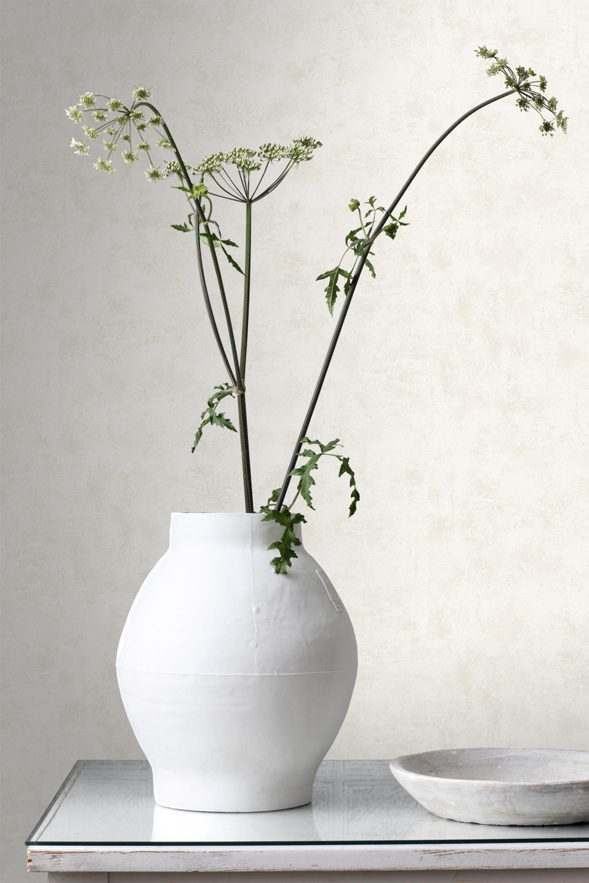 TAPETE mit malerischem Effekt 53 cm x 10.05 m - Beige, Papier (53/1000cm) - ESTAhome