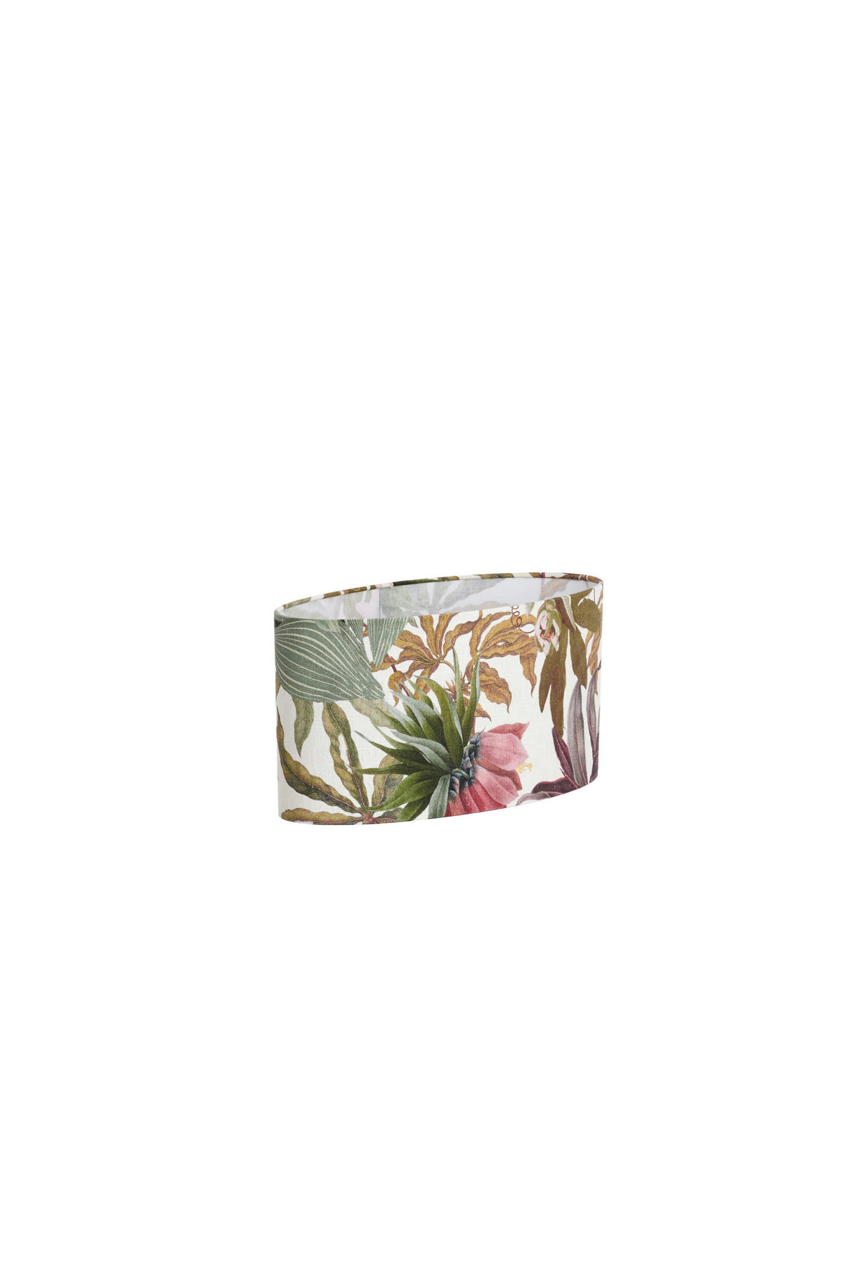 LAMPENSCHIRM Isadore Weiß 38/17.5/19 cm - Weiß, Textil (38/17.5/19cm) - Light & Living