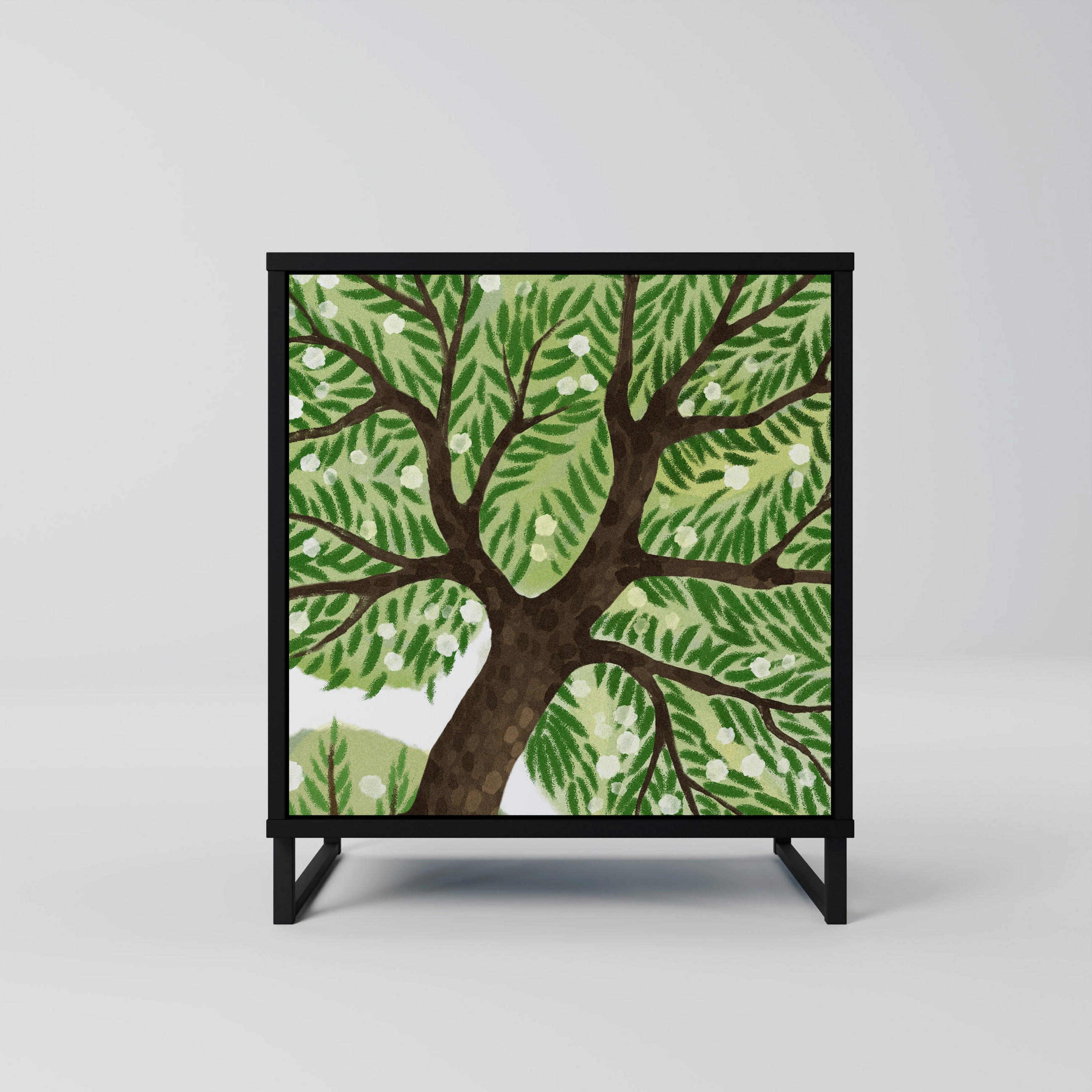 SpaceRebels Sideboard Schwarz 57.5x67.5x42 cm