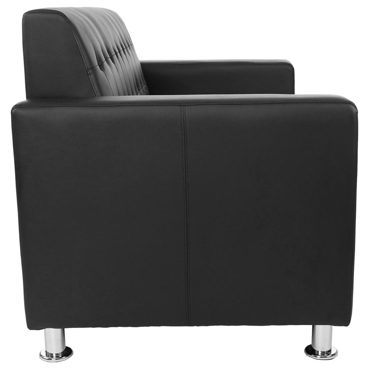 2-SITZER SOFA Schwarz - Schwarz, Textil (139/82/75cm) - MCW