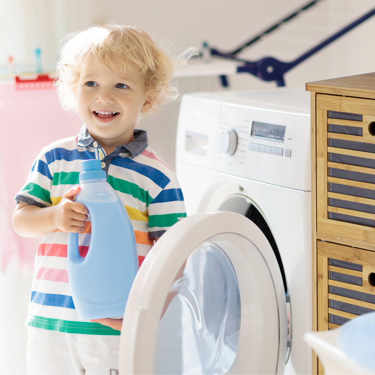 VOZÍK - světle hnědá, dřevo (41/92/41cm) - Relaxdays