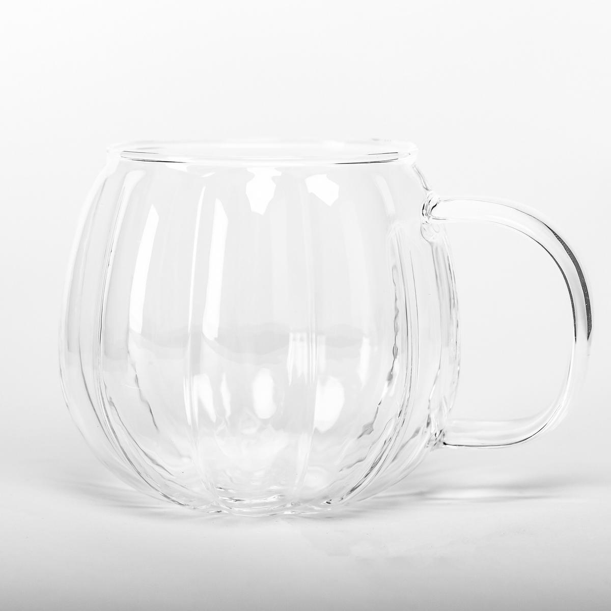 6XČAJ. pohár - priehľadné, sklo (0.4L) - Relaxdays