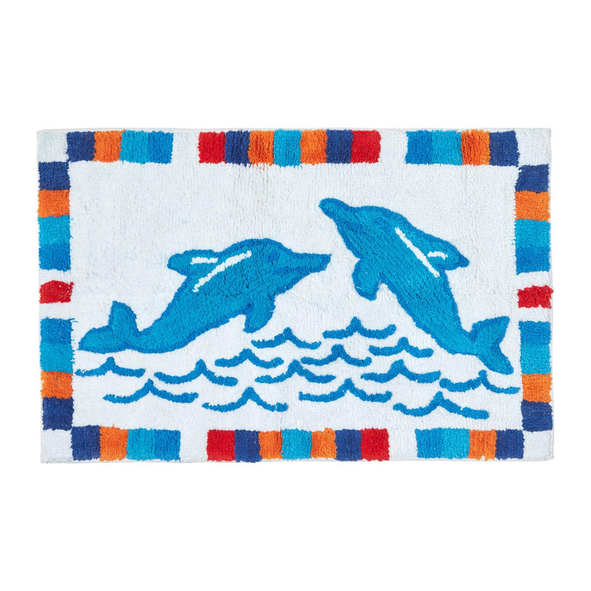KINDERTEPPICH Delfine, Baumwolle 50/85 cm - Multicolor, Textil (50/85cm) - Homescapes