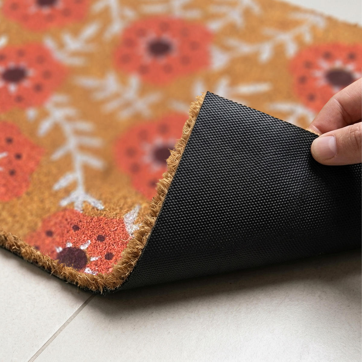 ROHOŽ - viacfarebná, textil/plast (60/40cm) - Relaxdays