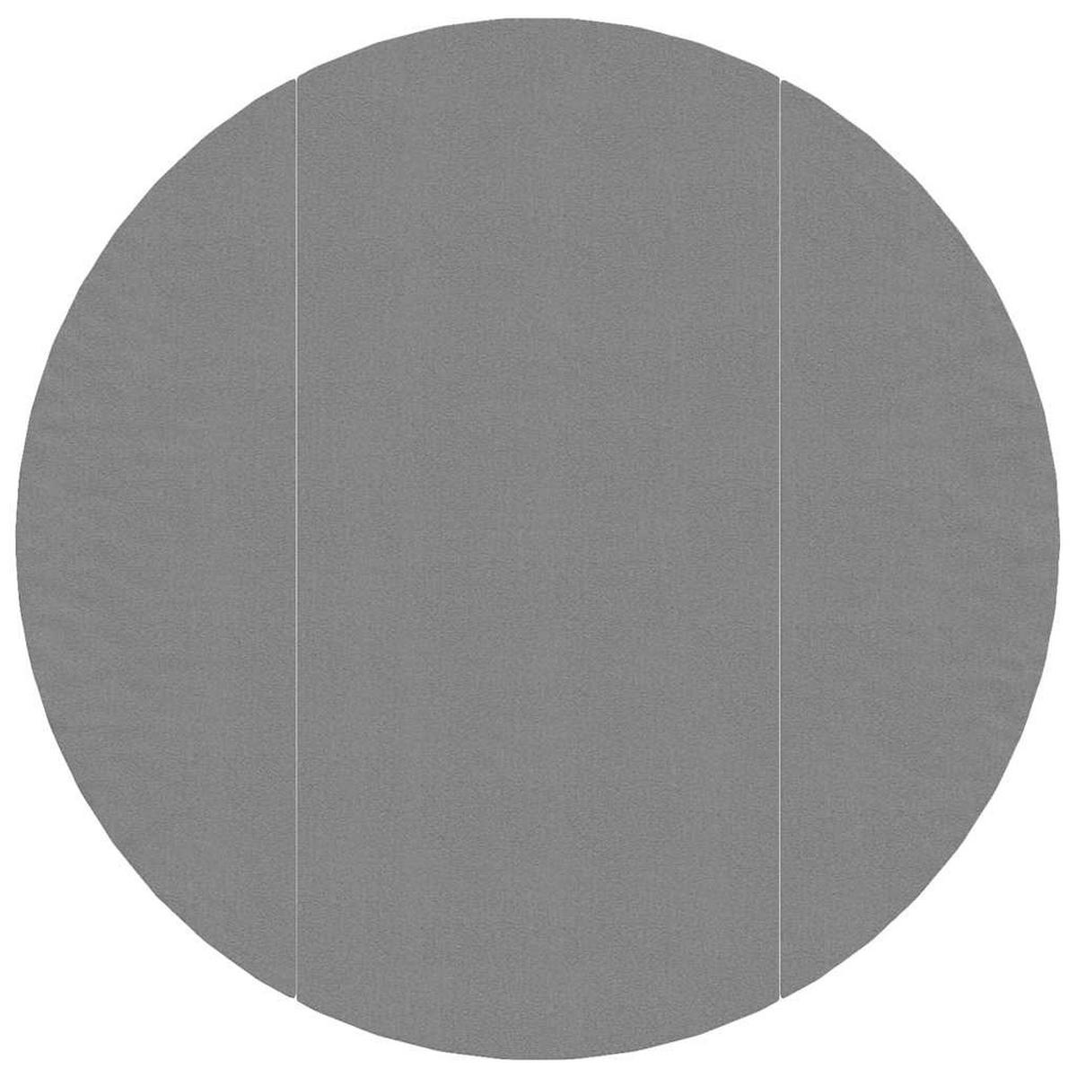 POOL-BODENTUCH Hellgrau Ø306 Cm Polyester Geotextil - Grau, Textil (306/306cm) - vidaXL