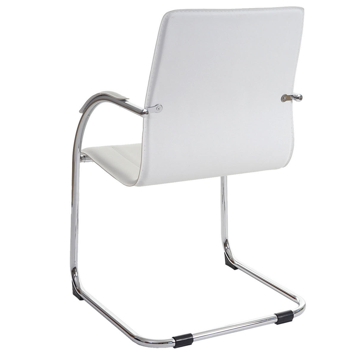 KONFERENZSTUHL Weiß 2er-Set - Weiß, Kunststoff (56/93/56cm) - MCW