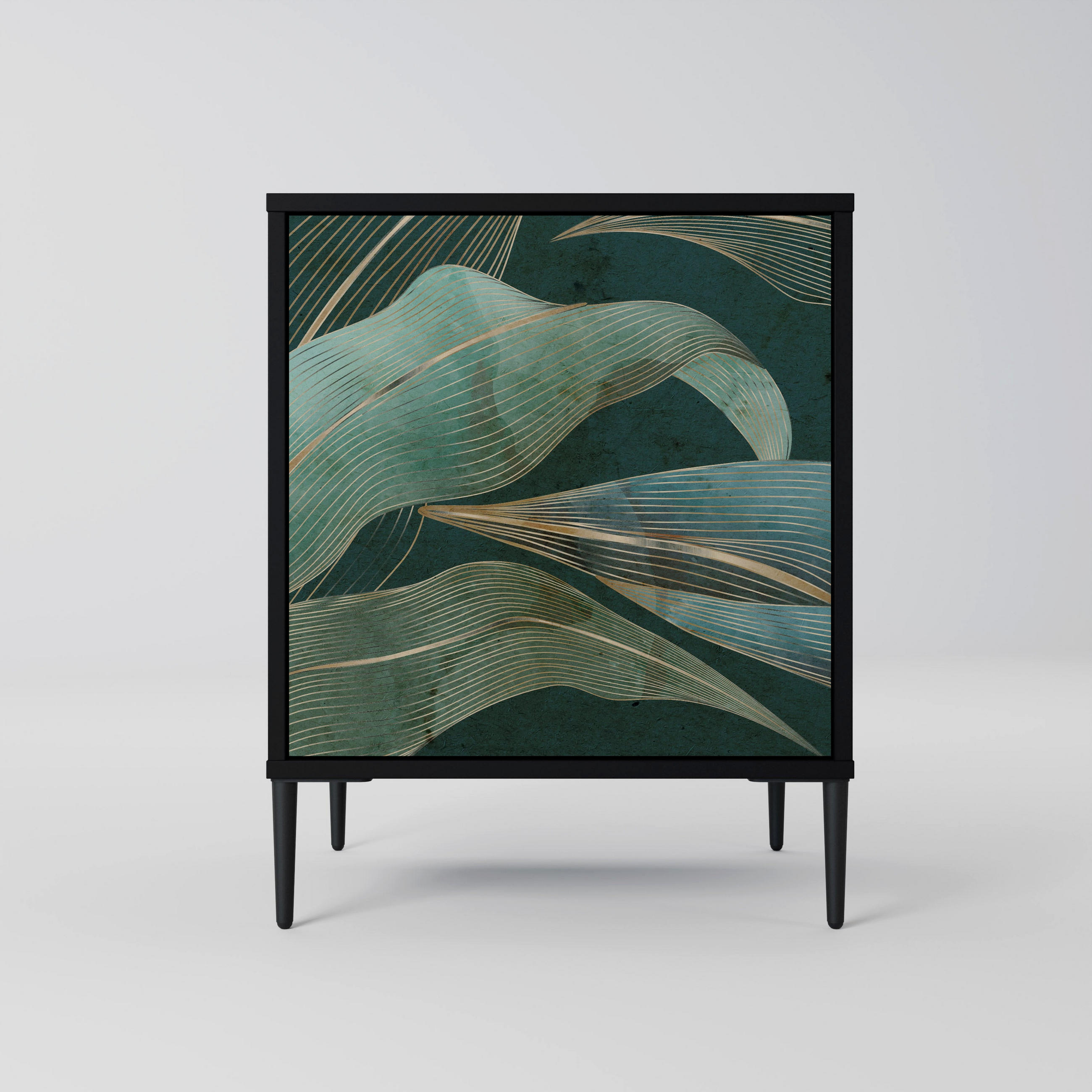 SpaceRebels Sideboard Schwarz 57.5x72.5x42 cm