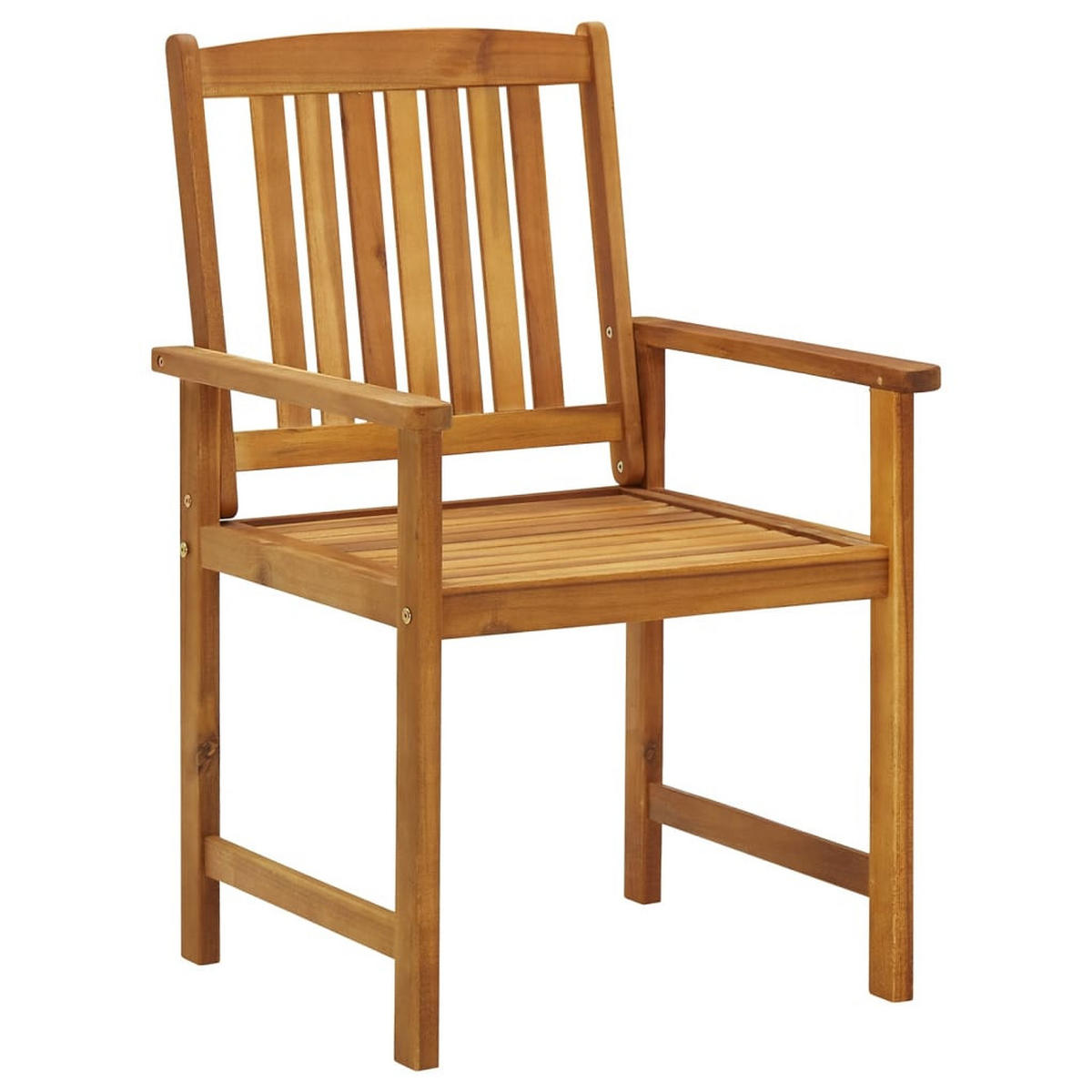 GARTENSTÜHLE mit Kissen 8 Stk. Massivholz Akazie - Dunkelrot, Holz (61/92/57cm) - furnicato