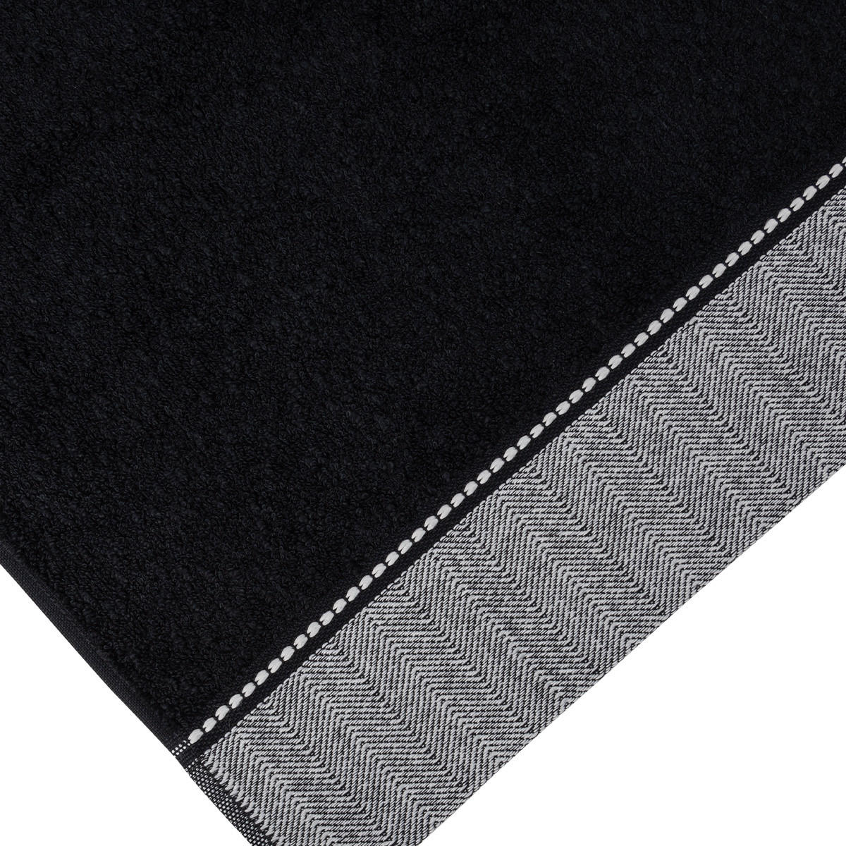 FROTTIERSET Brooklyn 4-teilig - Schwarz, Textil (50/100cm) - MÖVE