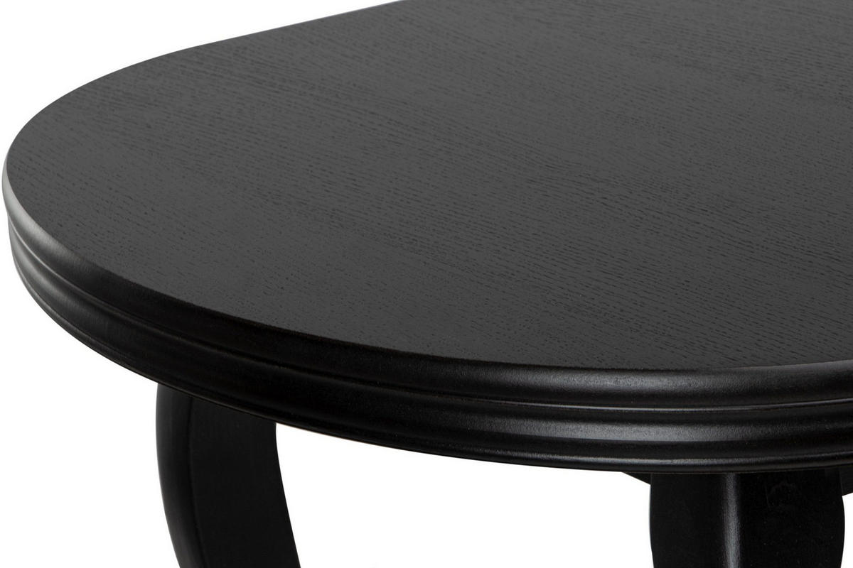 ESSTISCH ALTIS ausziehbar bis 220cm, Schwarz - Schwarz, Holz (80/140/77cm) - KONSIMO®