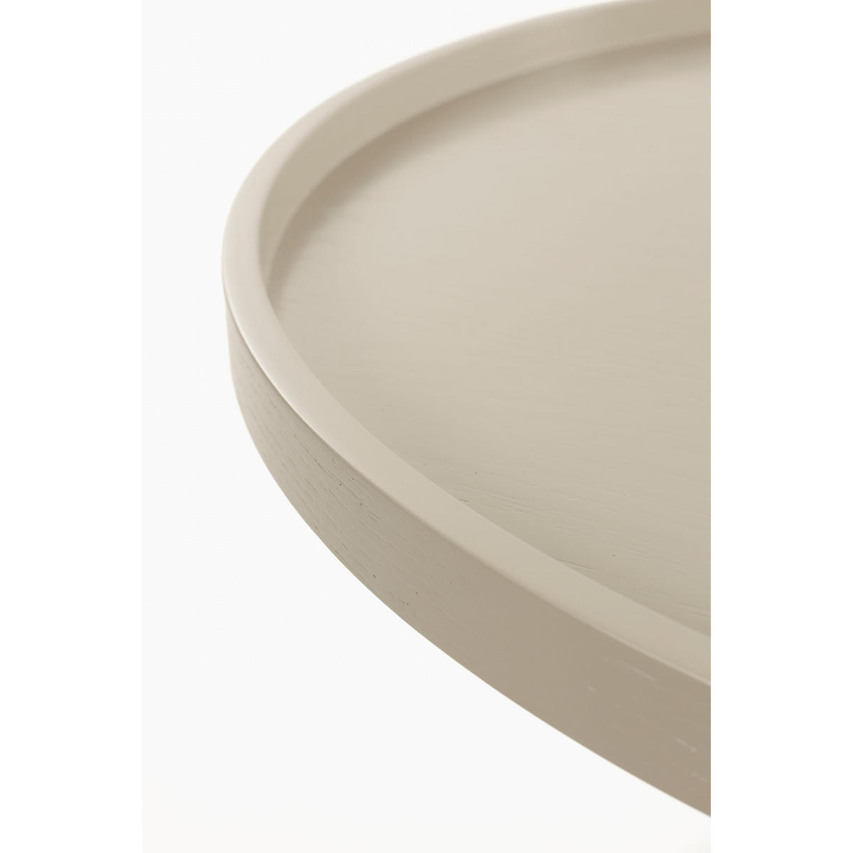 COUCHTISCH Jason Rund 69 cm Beige - Beige, Metall (69/69/42cm) - Zuiver