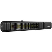 INFRAROT-HEIZSTRAHLER Aluminium Karbonfaser Schwarz - Schwarz, Metall (8/10/70cm) - Outsunny